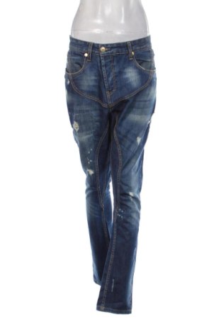 Blugi de femei Takeshy Kurosawa, Mărime XL, Culoare Albastru, Preț 152,22 Lei, #137177469