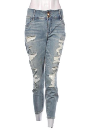 Blugi de femei Rainbow, Mărime XXL, Culoare Albastru, Preț 78,74 Lei, #137181788