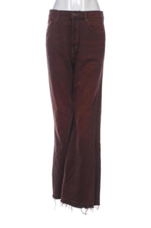 Blugi de femei Weekday, Mărime M, Culoare Maro, Preț 134,80 Lei, #137190455