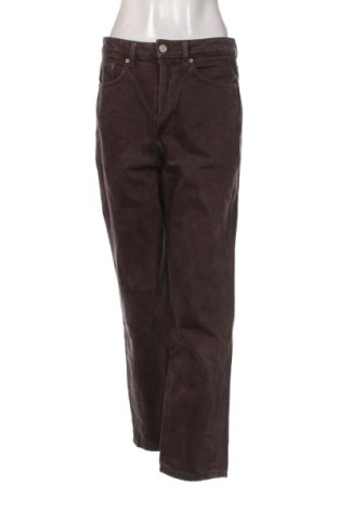 Blugi de femei Zara, Mărime L, Culoare Maro, Preț 104,98 Lei, #137228357