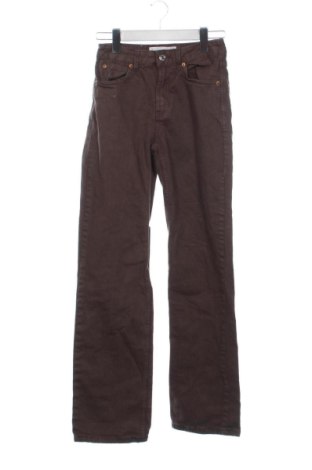 Blugi de femei Stradivarius, Mărime XS, Culoare Maro, Preț 89,23 Lei, #137228809
