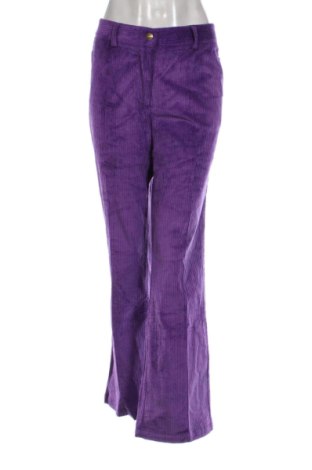 Pantaloni de velvet de femei TWINSET, Mărime L, Culoare Mov, Preț 299,20 Lei, #137215232