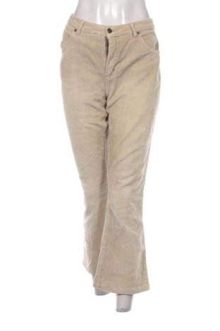 Pantaloni de velvet de femei Feelgood, Mărime XL, Culoare Bej, Preț 156,84 Lei, #137231055