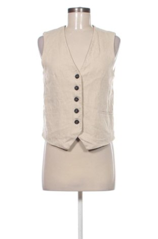 Дамски елек Zara, Размер S, Цвят Бежов, Цена 15,05 €, #137204457