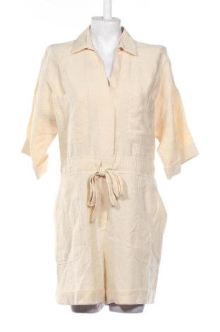 Дамски къс гащеризон Zara, Размер M, Цвят Екрю, Цена 13,00 €, #137153432