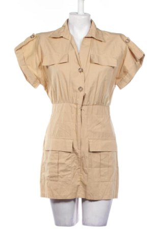 Дамски къс гащеризон Zara, Размер S, Цвят Бежов, Цена 17,25 €, #137198597