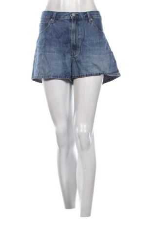 Pantaloni scurți de femei Uniqlo, Mărime XXL, Culoare Albastru, Preț 73,99 Lei, #137140546