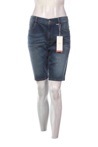 Pantaloni scurți de femei S.Oliver, Mărime L, Culoare Albastru, Preț 99,73 Lei, #137179507