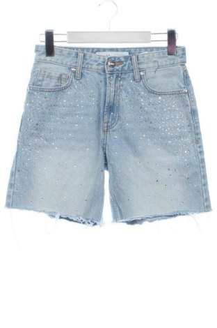 Pantaloni scurți de femei Bershka, Mărime S, Culoare Albastru, Preț 86,99 Lei, #137185863