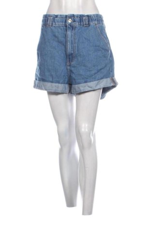 Pantaloni scurți de femei Stradivarius, Mărime L, Culoare Albastru, Preț 59,99 Lei, #137202489
