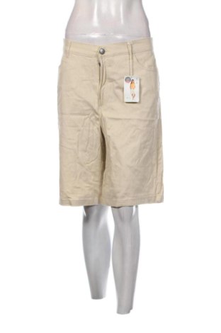 Γυναικείο κοντό παντελόνι Up 2 Fashion, Μέγεθος XL, Χρώμα  Μπέζ, Τιμή 13,99 €, #137213179