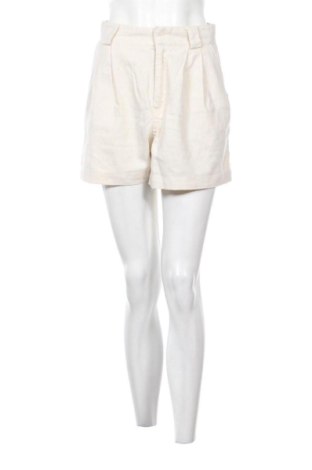 Pantaloni scurți de femei Sinsay, Mărime S, Culoare Ecru, Preț 47,24 Lei, #137132571