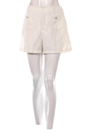 Pantaloni scurți de femei SHEIN, Mărime S, Culoare Ecru, Preț 31,49 Lei, #137167392