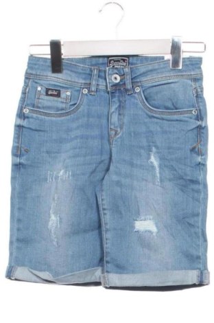 Дамски къс панталон Superdry, Размер XS, Цвят Син, Цена 21,13 €, #137173250