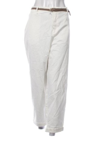 Дамски панталон Zara, Размер XXL, Цвят Екрю, Цена 36,30 €, #137158876
