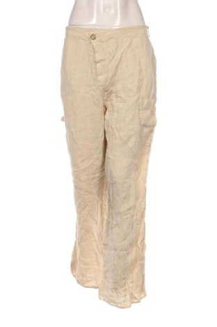 Pantaloni de femei Zara, Mărime XL, Culoare Bej, Preț 99,19 Lei, #137167381
