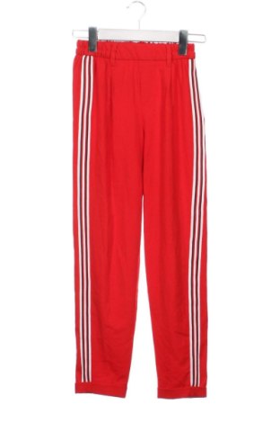Pantaloni de femei Bershka, Mărime XS, Culoare Roșu, Preț 62,99 Lei, #137170337