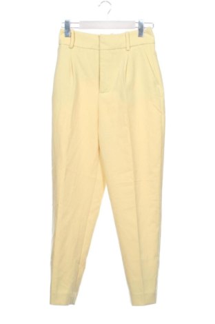 Дамски панталон Zara, Размер XS, Цвят Жълт, Цена 13,29 €, #137172107