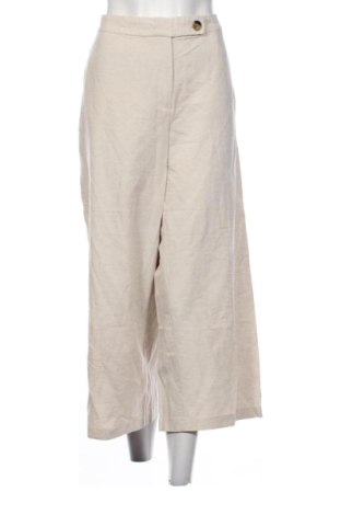 Дамски панталон H&M, Размер XXL, Цвят Екрю, Цена 13,33 €, #137175594