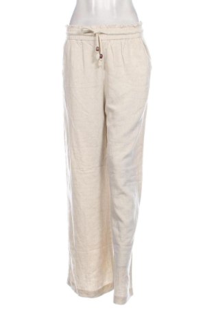 Дамски панталон Zara, Размер M, Цвят Екрю, Цена 15,00 €, #137186405