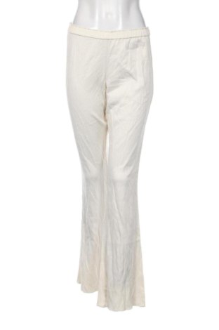 Pantaloni de femei Zara, Mărime M, Culoare Ecru, Preț 190,99 Lei, #137194463