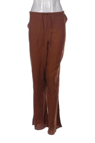 Дамски панталон Zara, Размер XL, Цвят Кафяв, Цена 20,00 €, #137203786