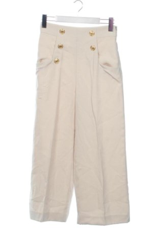 Pantaloni de femei Zara, Mărime XS, Culoare Bej, Preț 60,99 Lei, #137208109