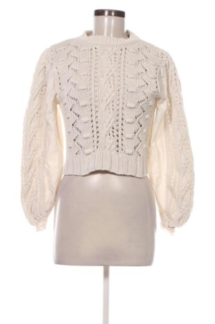 Pulover de femei Zara, Mărime M, Culoare Ecru, Preț 55,00 Lei, #137136242