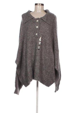 Дамски пуловер Unbranded, Размер 4XL, Цвят Сив, Цена 16,87 €, #137141126