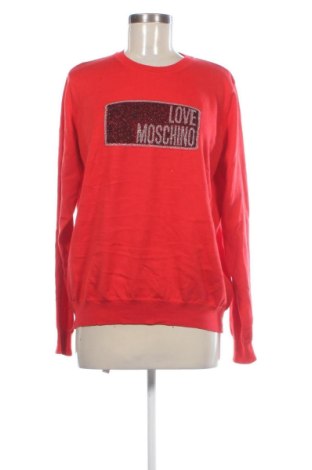 Damski sweter Love Moschino, Rozmiar L, Kolor Czerwony, Cena 244,99 zł, #137168526