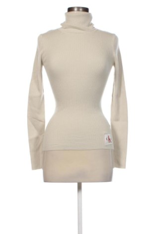 Damenpullover Calvin Klein Jeans, Größe XS, Farbe Ecru, Preis 95,99 €, #137174826
