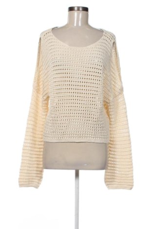 Дамски пуловер Pull&Bear, Размер XL, Цвят Екрю, Цена 7,15 €, #137189681