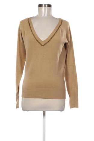 Damski sweter Unbranded, Rozmiar L, Kolor Beżowy, Cena 29,63 zł, #137142484