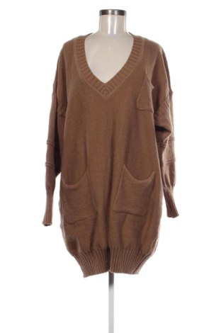 Damski sweter Unbranded, Rozmiar XXL, Kolor Brązowy, Cena 84,67 zł, #137144525