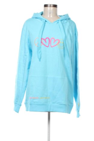 Damen Sweatshirt Zwillingsherz, Größe XL, Farbe Blau, Preis € 47,99, #137194915