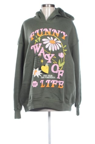 Dámská mikina  Bershka, Velikost L, Barva Zelená, Cena  486,00 Kč, #137184725
