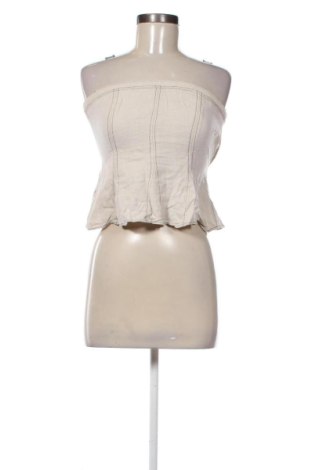 Top de femei Zara, Mărime XS, Culoare Bej, Preț 58,99 Lei, #137177666
