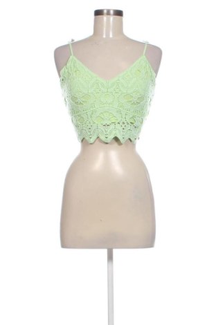 Top de femei Stradivarius, Mărime S, Culoare Verde, Preț 66,00 Lei, #137225988