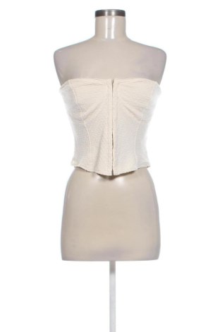Top de femei H&M, Mărime L, Culoare Ecru, Preț 98,99 Lei, #137219575