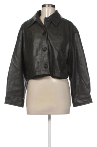 Geacă de piele pentru femei ASOS, Mărime L, Culoare Verde, Preț 113,99 Lei, #137185921