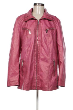 Geacă de piele pentru femei Unbranded, Mărime XXL, Culoare Roz, Preț 168,99 Lei, #137212811