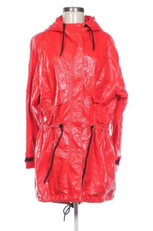 Damen Lederjacke Zara, Größe L, Farbe Rot, Preis 26,00 €, #137215033