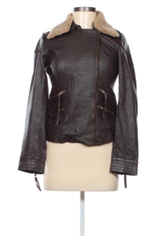 Dámska kožená bunda  Pepe Jeans, Veľkosť S, Farba Hnedá, Cena  96,12 €, #137228876