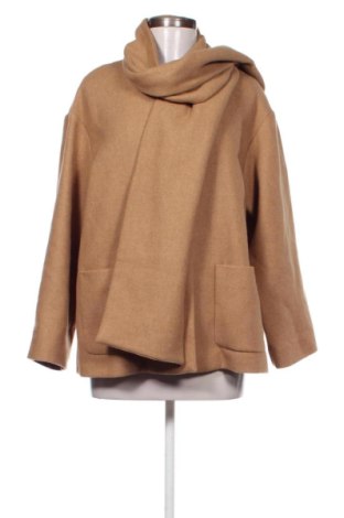 Damski płaszcz Zara, Rozmiar M, Kolor Beżowy, Cena 101,62 zł, #137153360