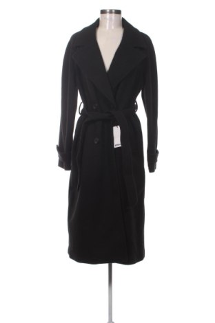 Дамско палто Bershka, Размер S, Цвят Черен, Цена 73,11 €, #137227563