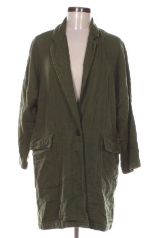 Sacou de femei Zara, Mărime L, Culoare Verde, Preț 123,33 Lei, #137231007