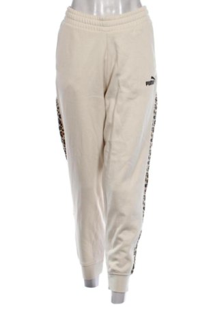 Pantaloni trening de femei PUMA, Mărime M, Culoare Bej, Preț 120,73 Lei, #137215087