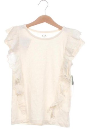 Kinder Shirt C&A, Größe 6-7y/ 122-128 cm, Farbe Ecru, Preis 5,72 €, #137221658