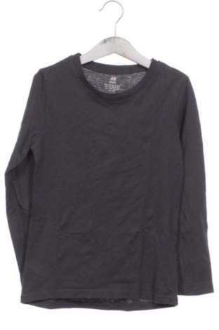 Kinder Shirt H&M, Größe 6-7y/ 122-128 cm, Farbe Grau, Preis € 6,00, #137200368