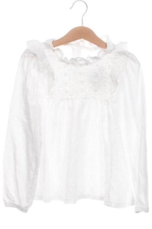 Kinder Shirt Mango, Größe 7-8y/ 128-134 cm, Farbe Weiß, Preis 6,00 €, #137179311